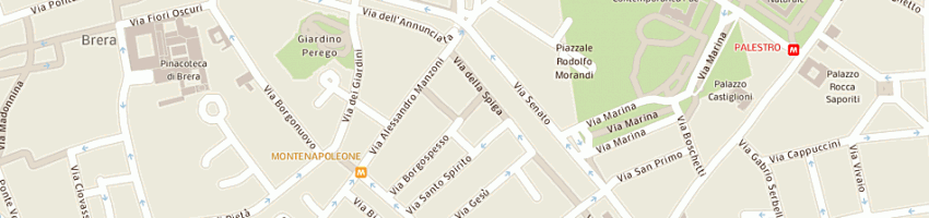 Mappa della impresa louise michail a MILANO