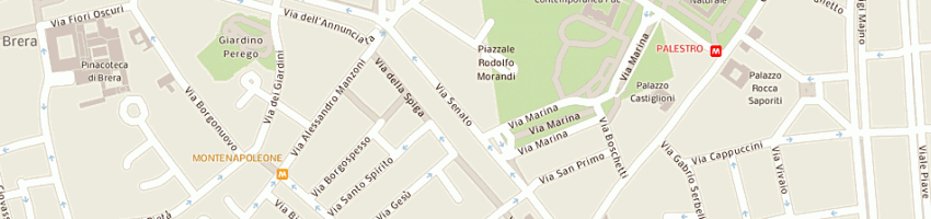 Mappa della impresa dell'utri marcello a MILANO