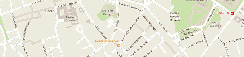 Mappa della impresa franco snc parrucchiere per signora a MILANO