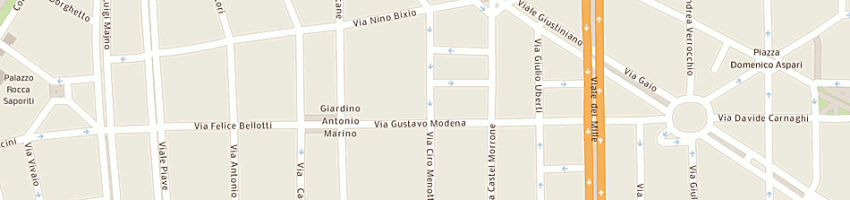 Mappa della impresa studio marinatto a MILANO