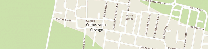 Mappa della impresa favalli roberto a COMEZZANO CIZZAGO