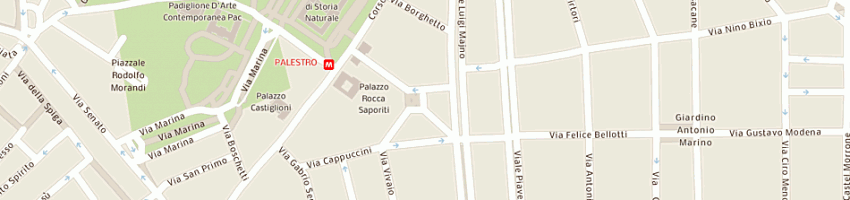 Mappa della impresa studio legale belvedere a MILANO