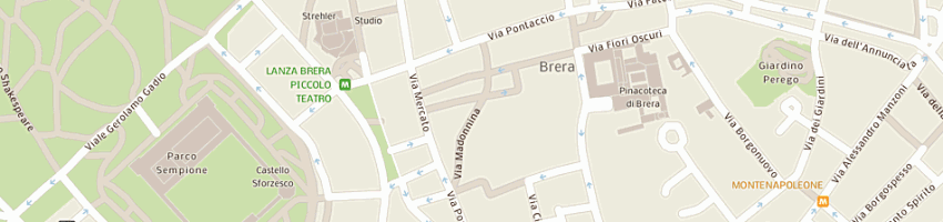 Mappa della impresa de simone gioielli a MILANO