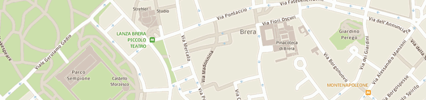 Mappa della impresa franzo grande stevens a MILANO