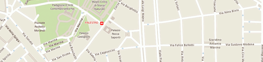 Mappa della impresa comavi sas di codoro onorino e c a MILANO