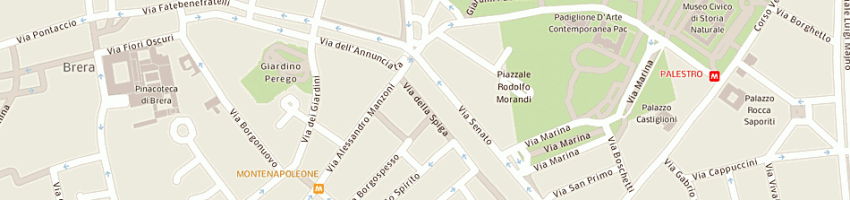 Mappa della impresa annapurna spa a MILANO