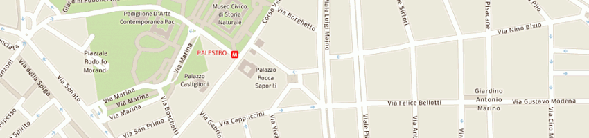 Mappa della impresa condominio borgognone a MILANO