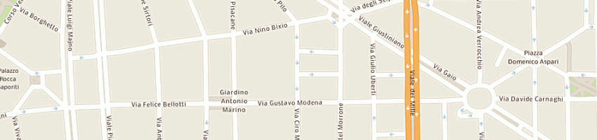Mappa della impresa roal di zaffaroni alberto a MILANO
