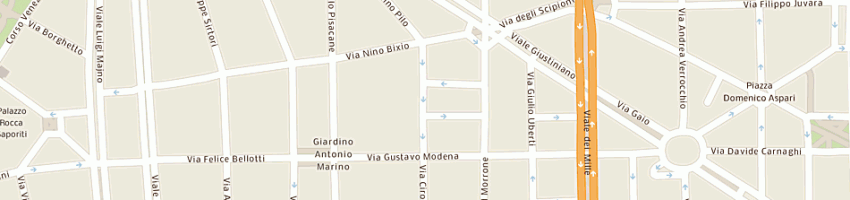Mappa della impresa menotti (sas) a MILANO