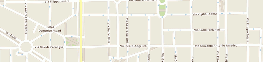 Mappa della impresa associazione casamica onlus a MILANO