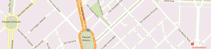 Mappa della impresa click italia di marco canelli e c sas a MILANO