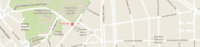 Mappa della impresa parazzini giuseppe a MILANO