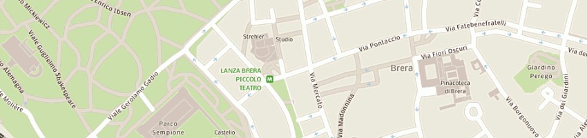 Mappa della impresa ergon executive search srl a MILANO