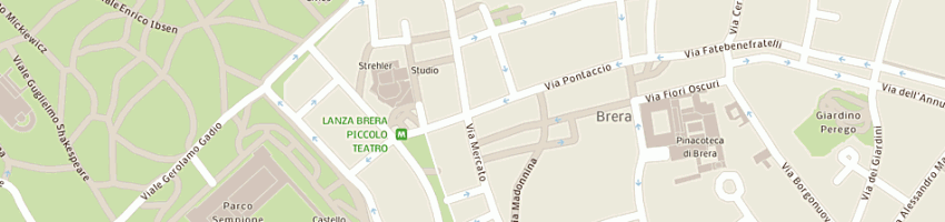 Mappa della impresa medicus intercon srl a MILANO
