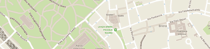Mappa della impresa restaura di cian vittorio a MILANO