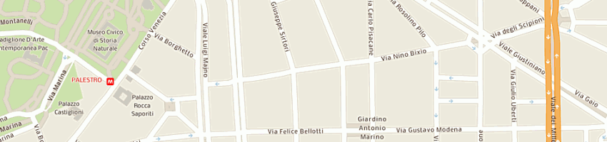 Mappa della impresa quiroz vitale marco alberto a MILANO