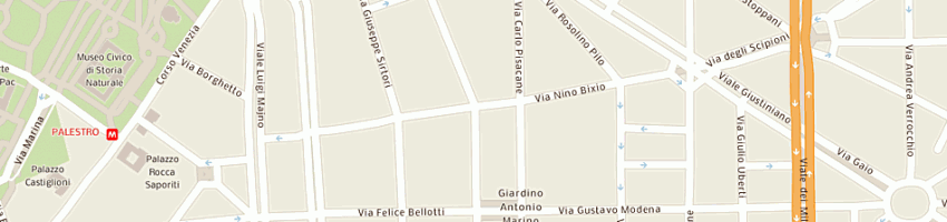 Mappa della impresa carozzo andrea a MILANO