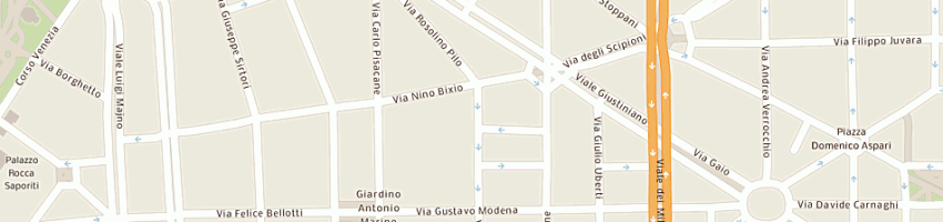 Mappa della impresa perry drssa lida a MILANO