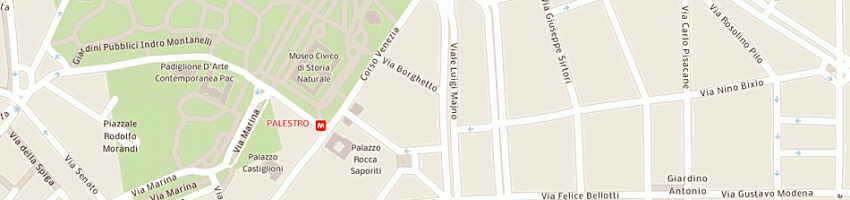 Mappa della impresa apcoa parking italia spa a MILANO