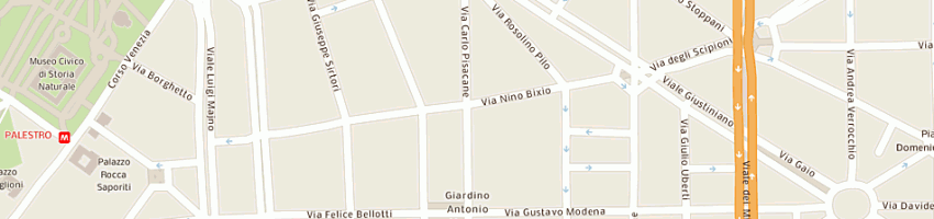 Mappa della impresa studio caputo geom vincenzo snc di caputo cristina e c a MILANO
