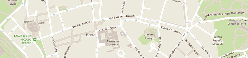 Mappa della impresa condominio di via borgonovo 24 a MILANO
