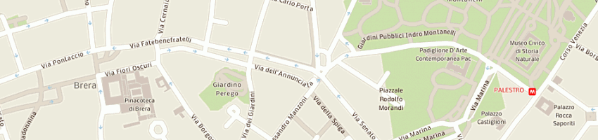 Mappa della impresa spazio rt a MILANO