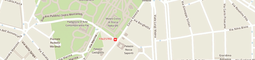 Mappa della impresa novelli srl a MILANO