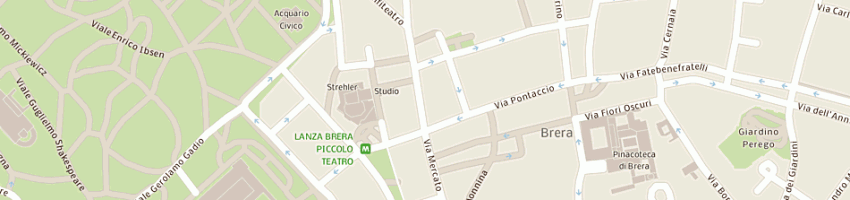 Mappa della impresa moira srl a MILANO