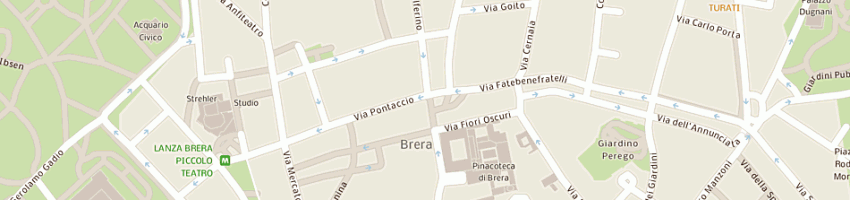 Mappa della impresa valitex srl a MILANO