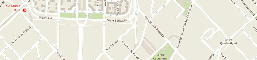 Mappa della impresa restelli mario a MILANO