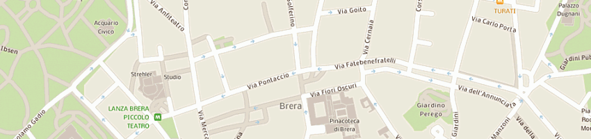 Mappa della impresa milano amica a MILANO