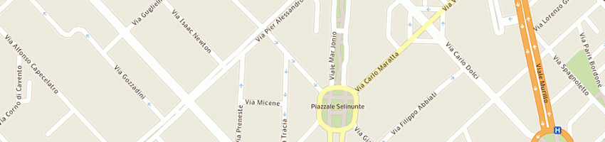 Mappa della impresa comab sas di pietro francesco balleri e c a MILANO
