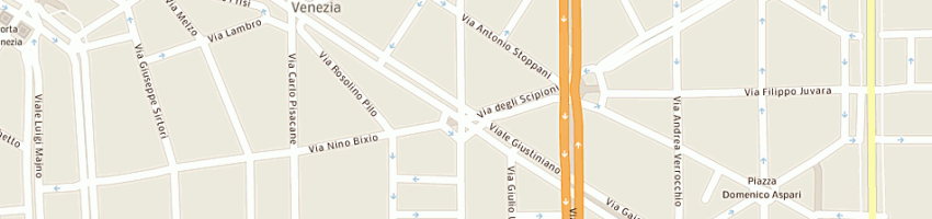 Mappa della impresa zaccaria giorgio giuseppe car a MILANO