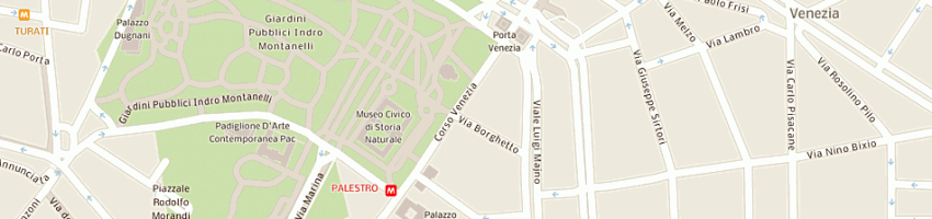 Mappa della impresa gold green sas di bercell gian maria e c a MILANO