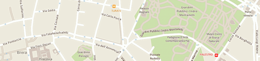 Mappa della impresa tradeup sas di moretti alessandro e c a MILANO