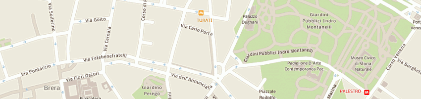 Mappa della impresa aros srl a MILANO