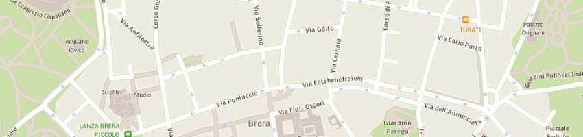 Mappa della impresa centro parrocchiale s marco a MILANO