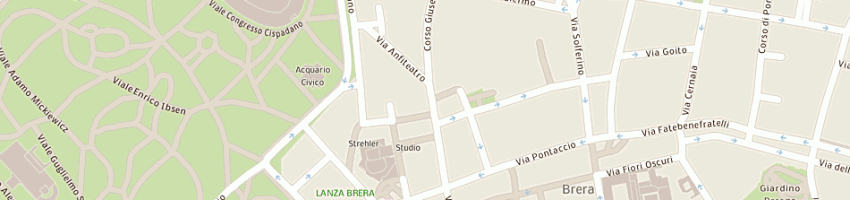 Mappa della impresa prinetti castelletti maria cristina a MILANO