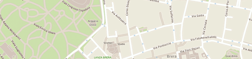 Mappa della impresa tetegan manuela adele a MILANO