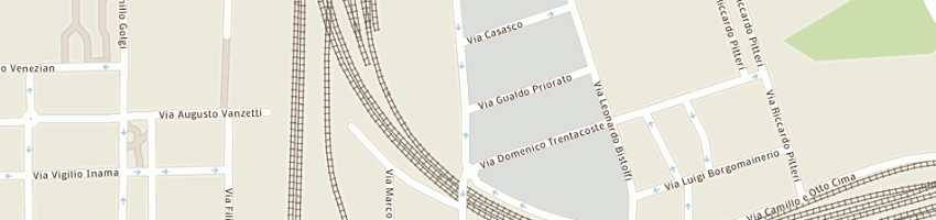 Mappa della impresa officina riparazioni auto di saturnino f sas a MILANO