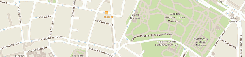 Mappa della impresa mucciarelli guido a MILANO