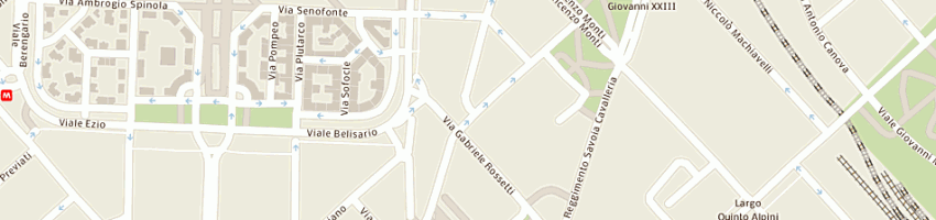 Mappa della impresa studio auriga srl a MILANO