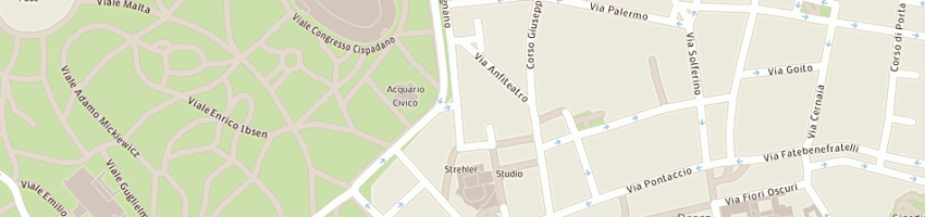 Mappa della impresa rota ezio giuseppe a MILANO