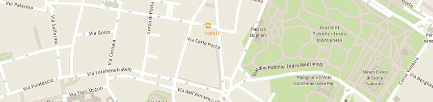 Mappa della impresa casa dell'acciaio - sinig's srl a MILANO