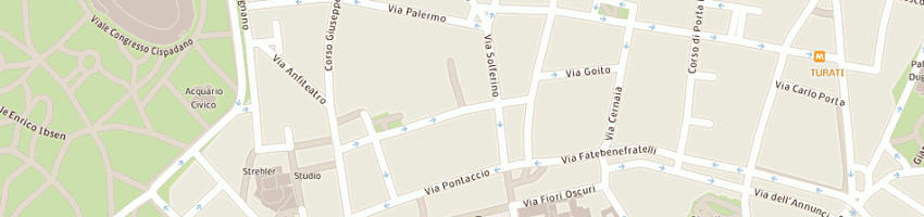 Mappa della impresa momigliano nissim luciana a MILANO