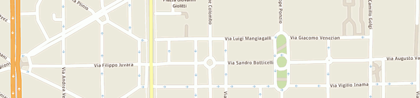 Mappa della impresa centro sas di ciro falavigna e c a MILANO