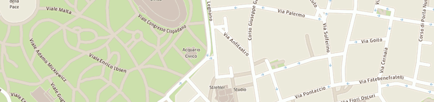 Mappa della impresa scritte e cartelli srl a MILANO