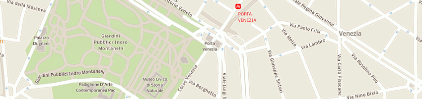 Mappa della impresa gelateria venezia srl a MILANO