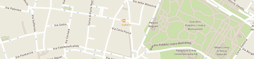 Mappa della impresa martinelli alessandro a MILANO