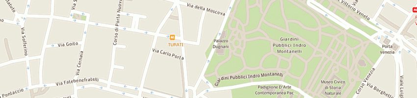 Mappa della impresa se studio editoriale srl a MILANO